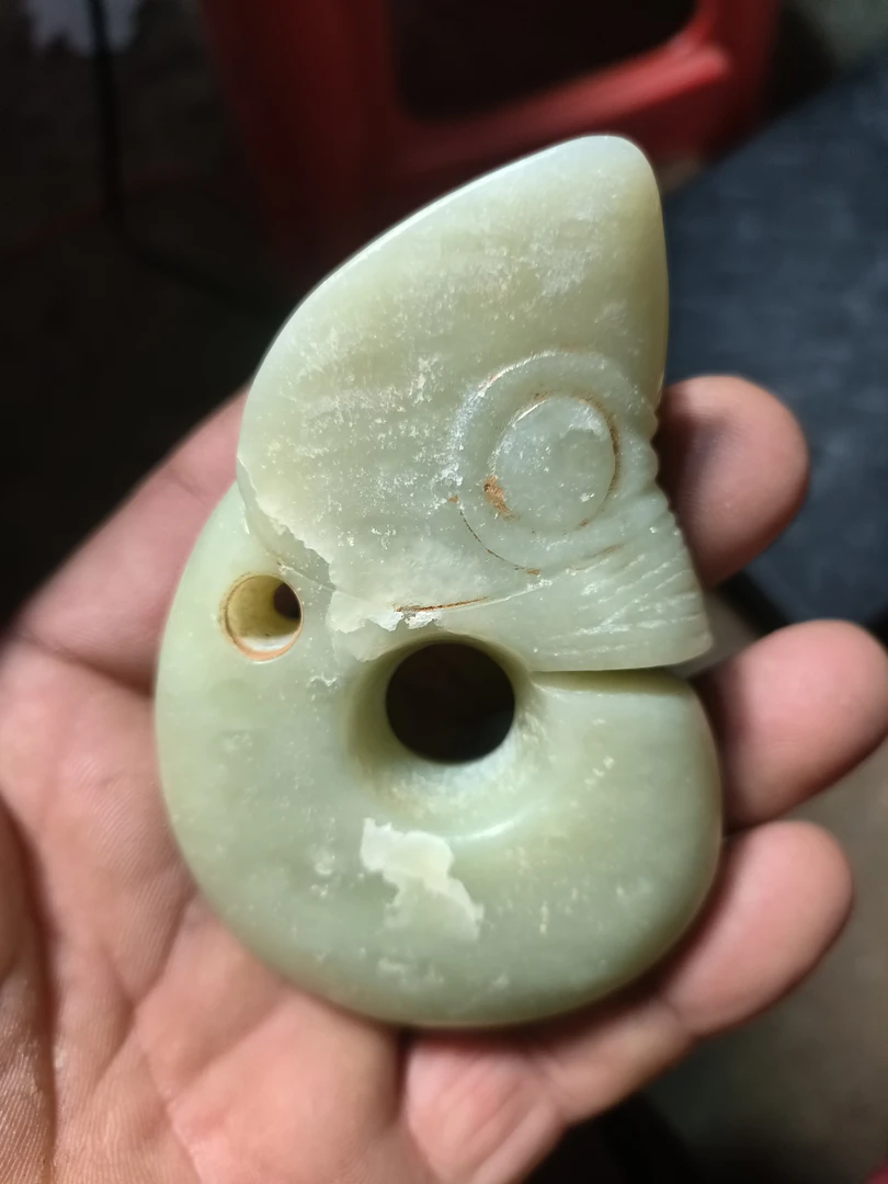 河磨奇石猪龙形器型件