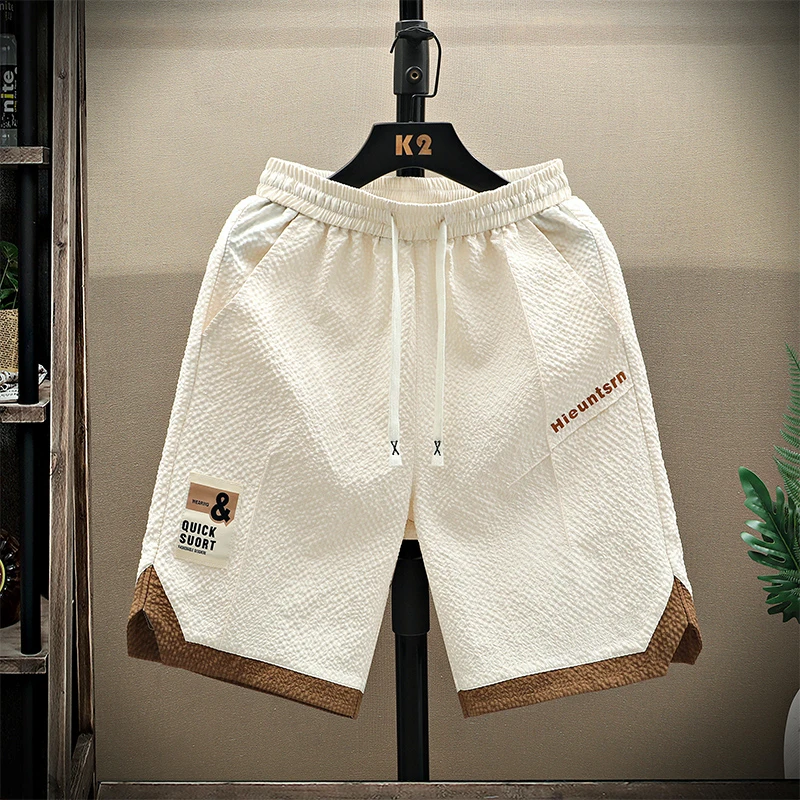 夏季短裤男士直筒休闲5分裤青少年薄款时尚百搭五分裤学生沙滩裤