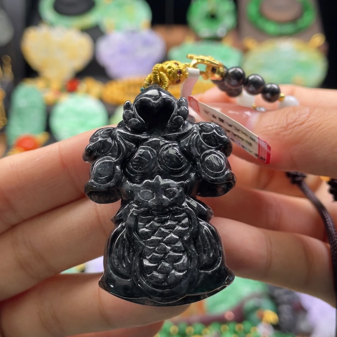 翡翠未镶嵌颈饰代编织