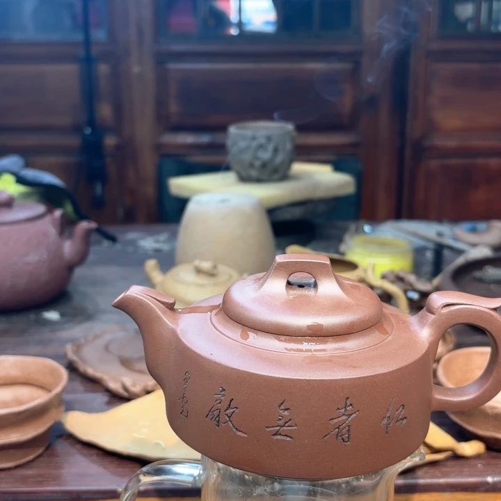 茶杯紫砂半手工制作