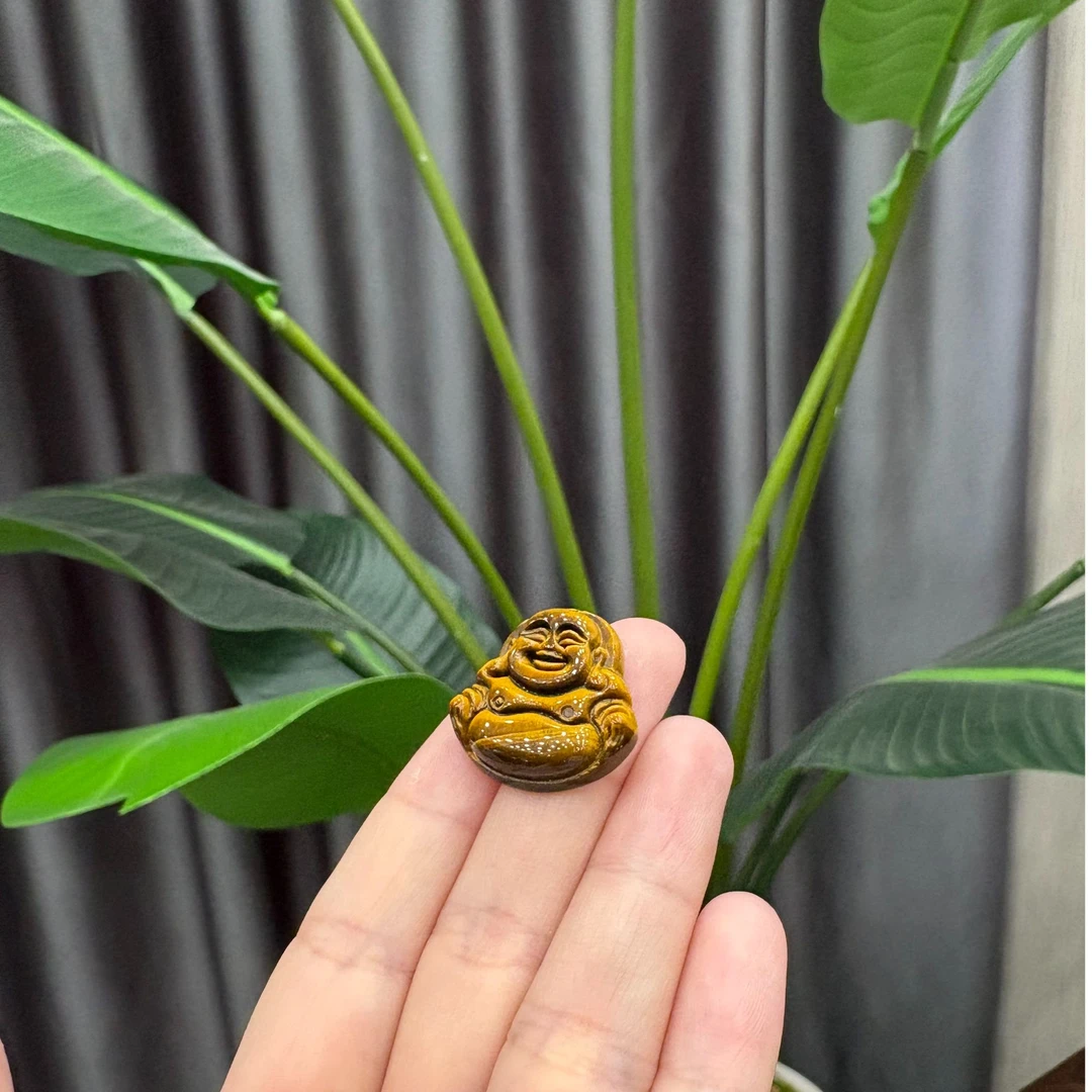 人气款黄虎眼金虎眼佛公项坠吊坠配链（多样性发一个）