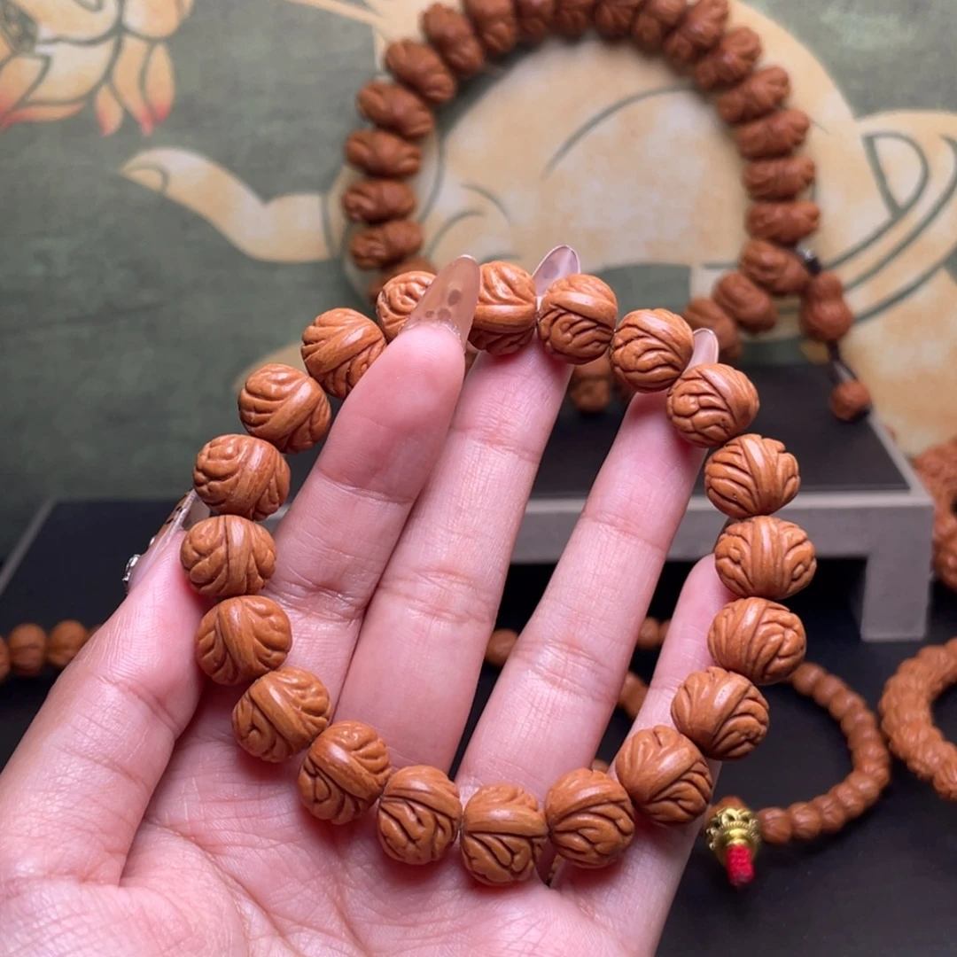 吊坠桃核13火焰纹