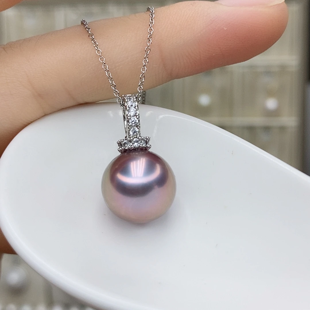 合金淡水珍珠颈饰