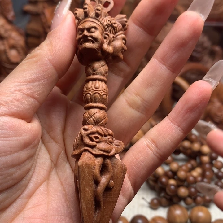 檀香木把件老山檀木微瑕