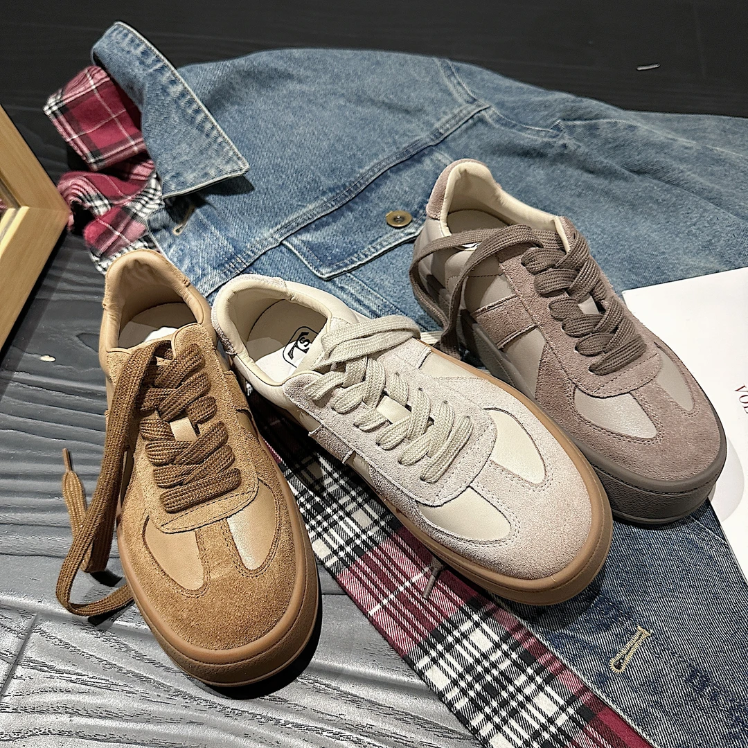 TS休闲鞋2024新款厚底德训鞋经典运动风板鞋低帮鞋