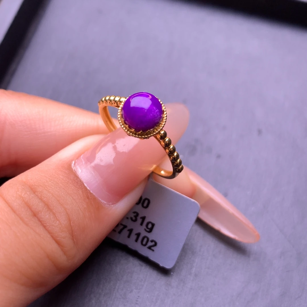 苏纪石（舒俱来）18K金镶嵌戒指