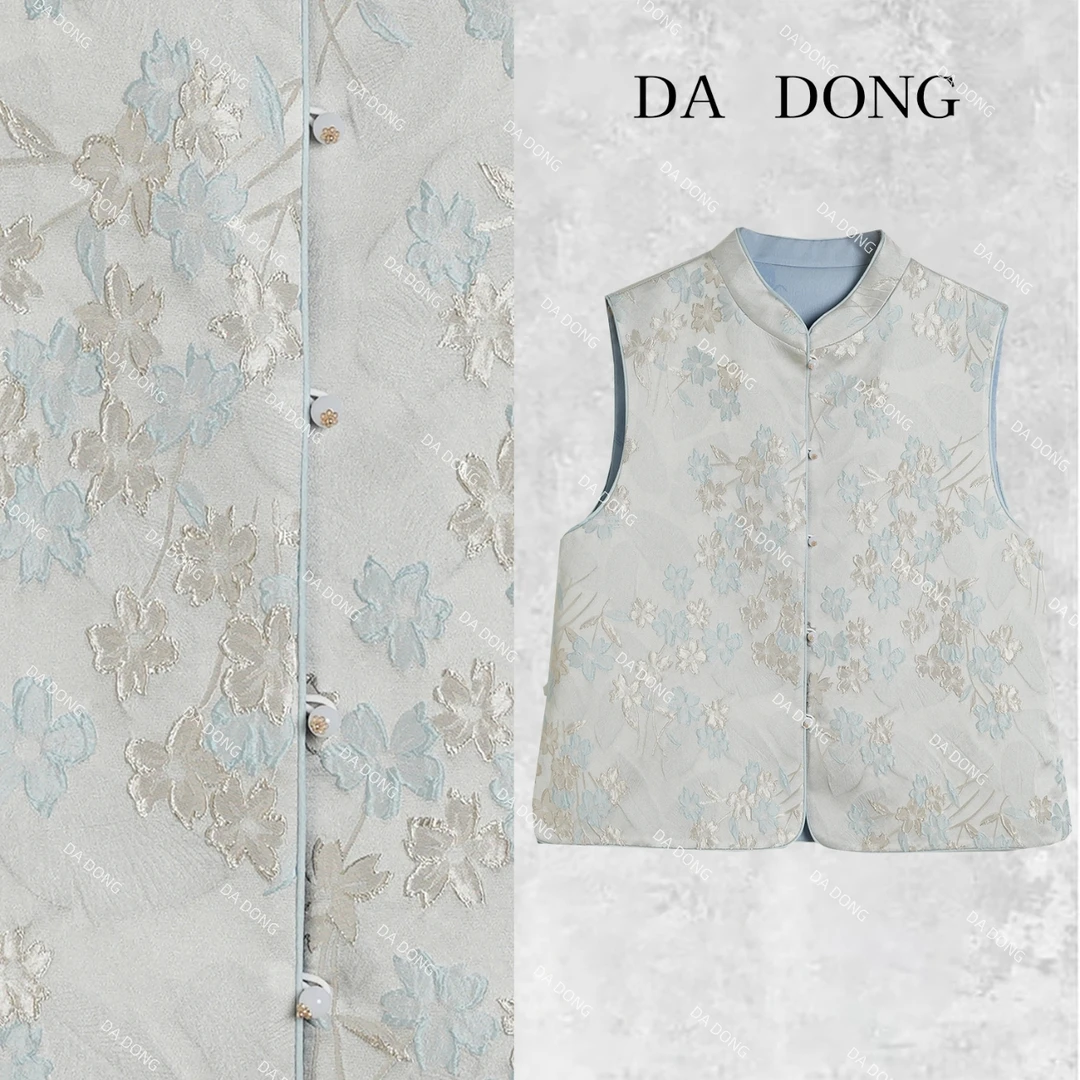 满庭花开--中式国风时尚百搭设计师高定轻奢小众双面双穿宽松马甲