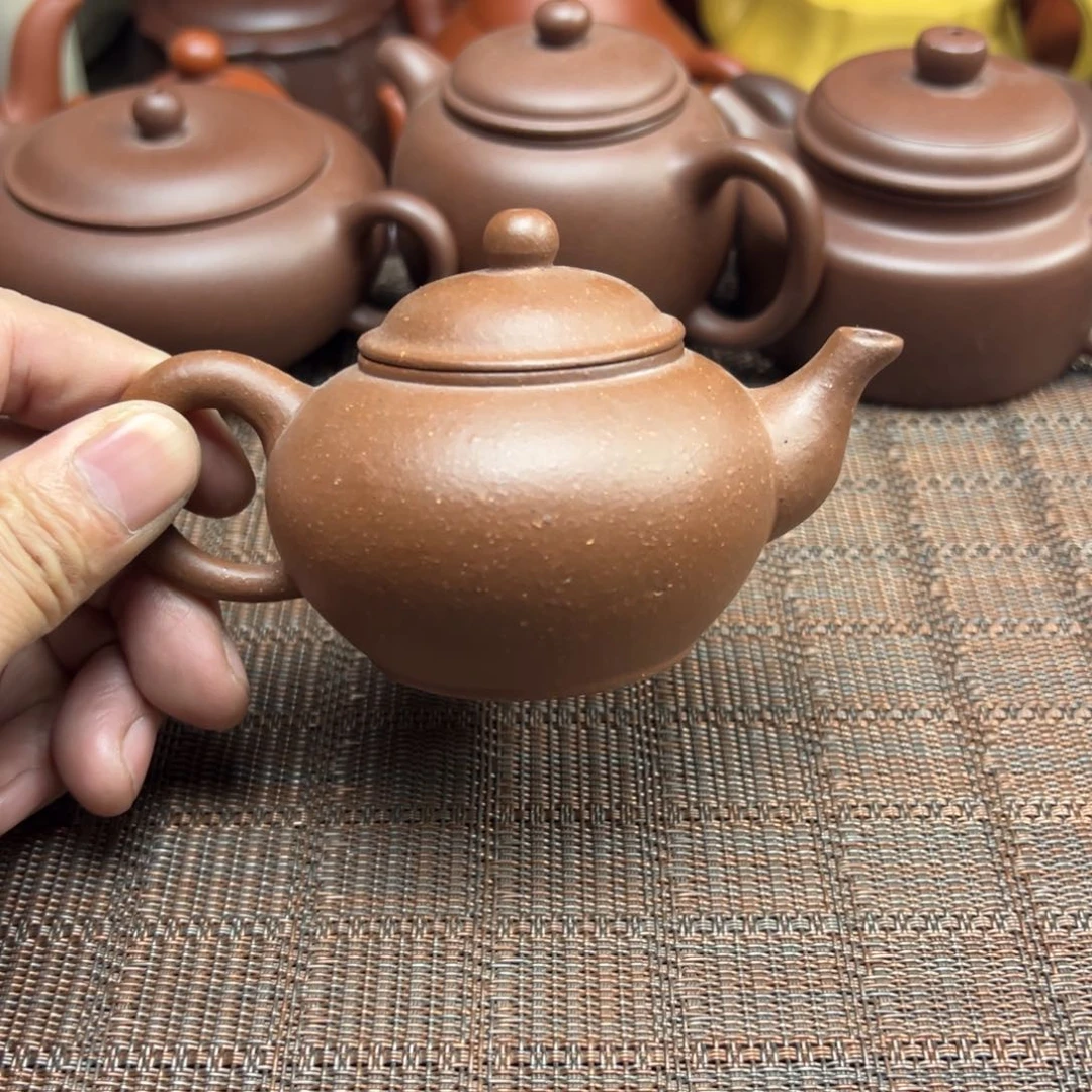 茶壶紫砂宜兴原矿紫砂壶130毫升容量