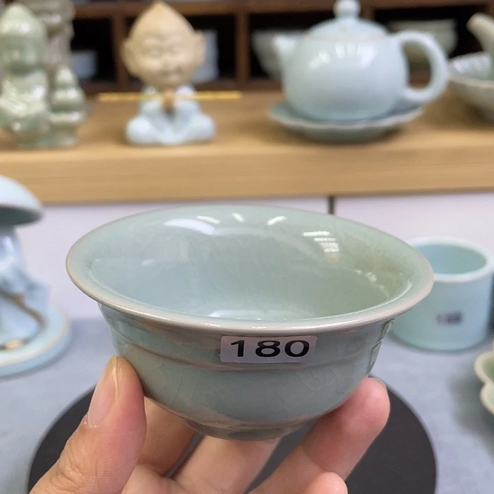 杯子陶瓷微瑕清凉寺手工杯