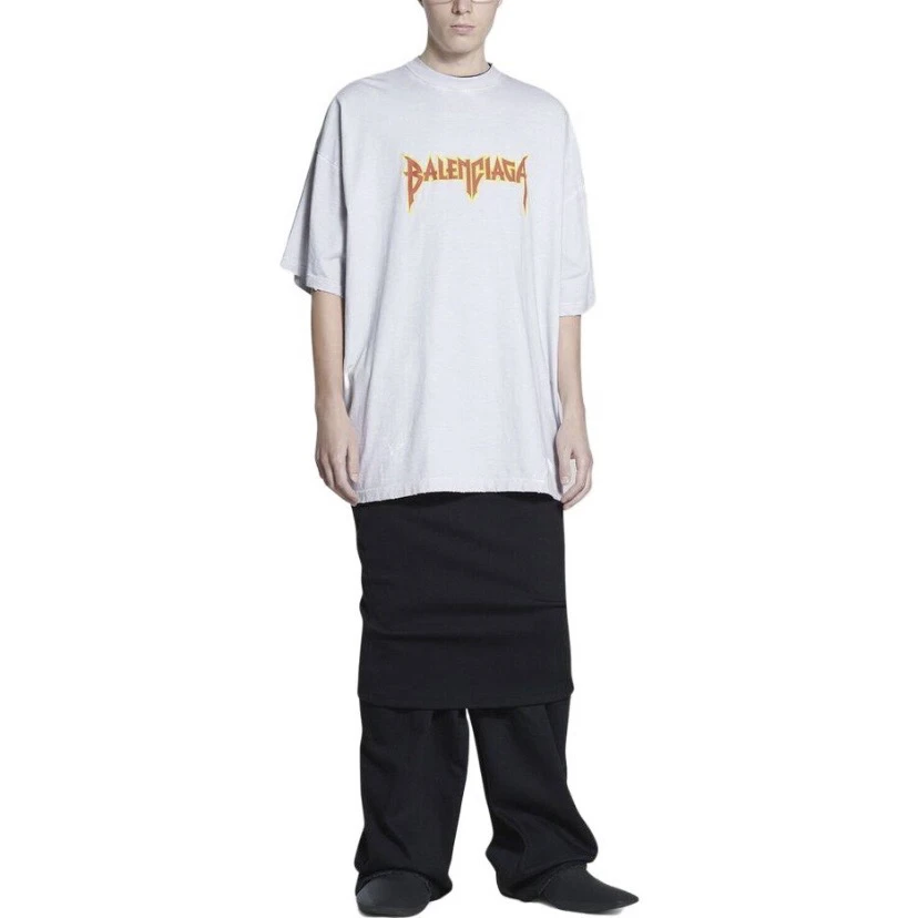 全新未使用 Balenciaga/巴黎世家 做旧短袖/1码/全新带吊/51314
