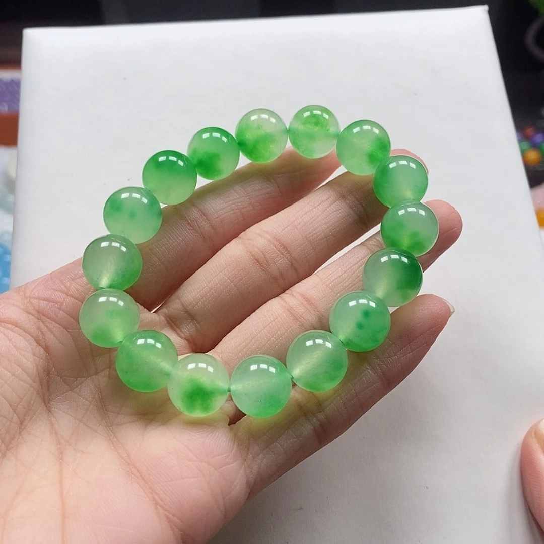 卡12.0飘绿花14颗散珠，送弹力绳