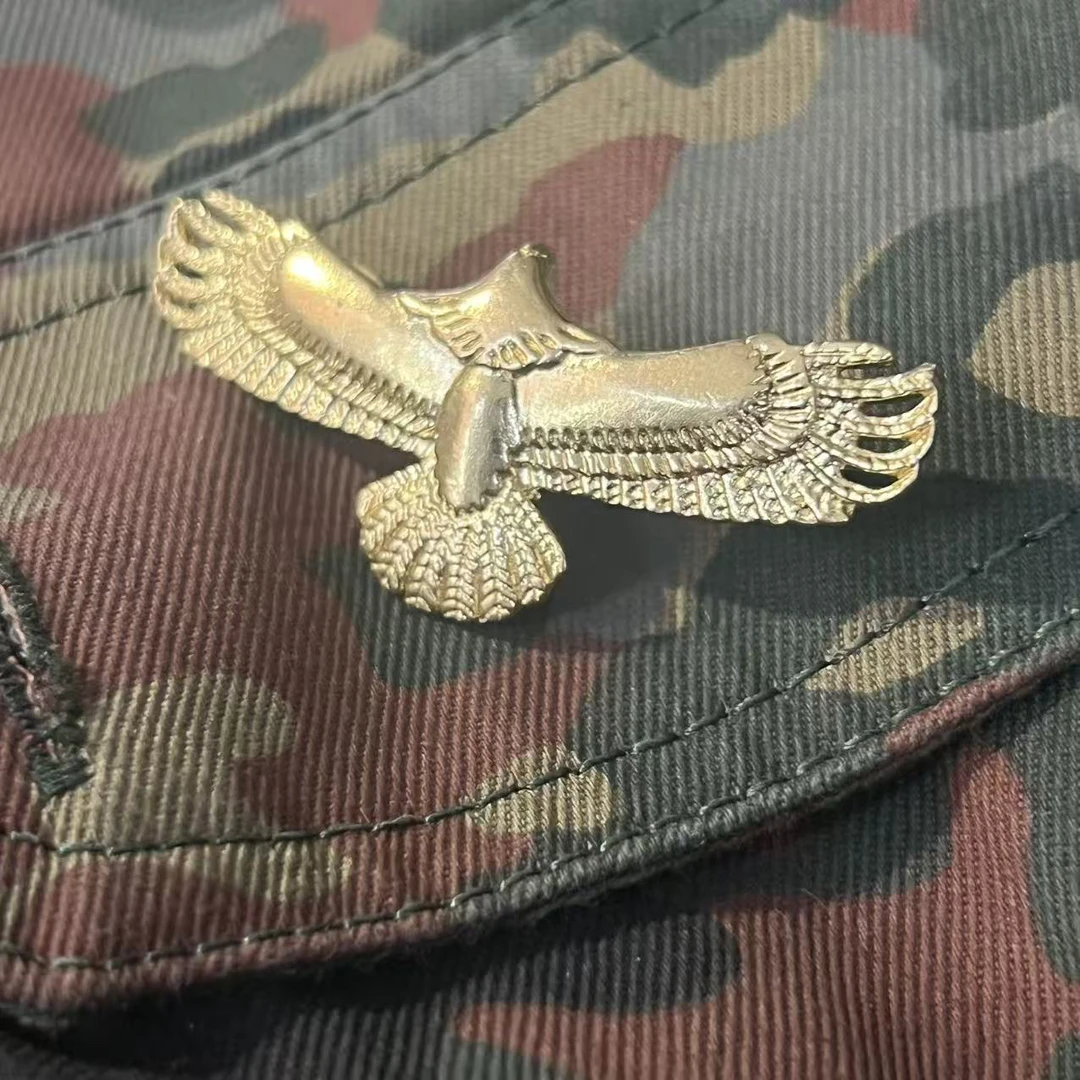 锌合金羽毛胸针 新款海航鹰铜制胸针