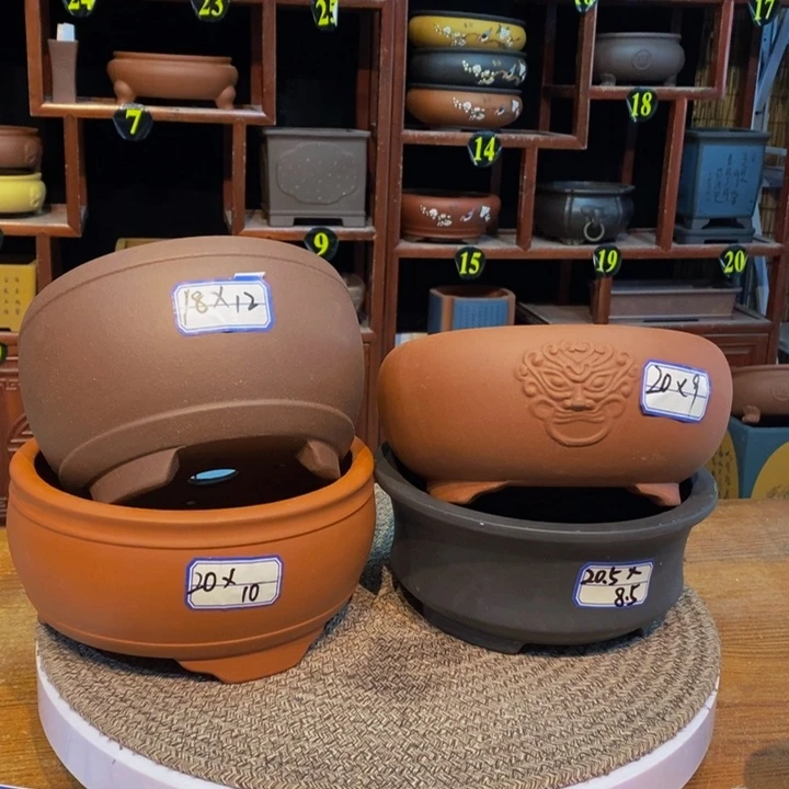 紫砂花盆紫砂花盆