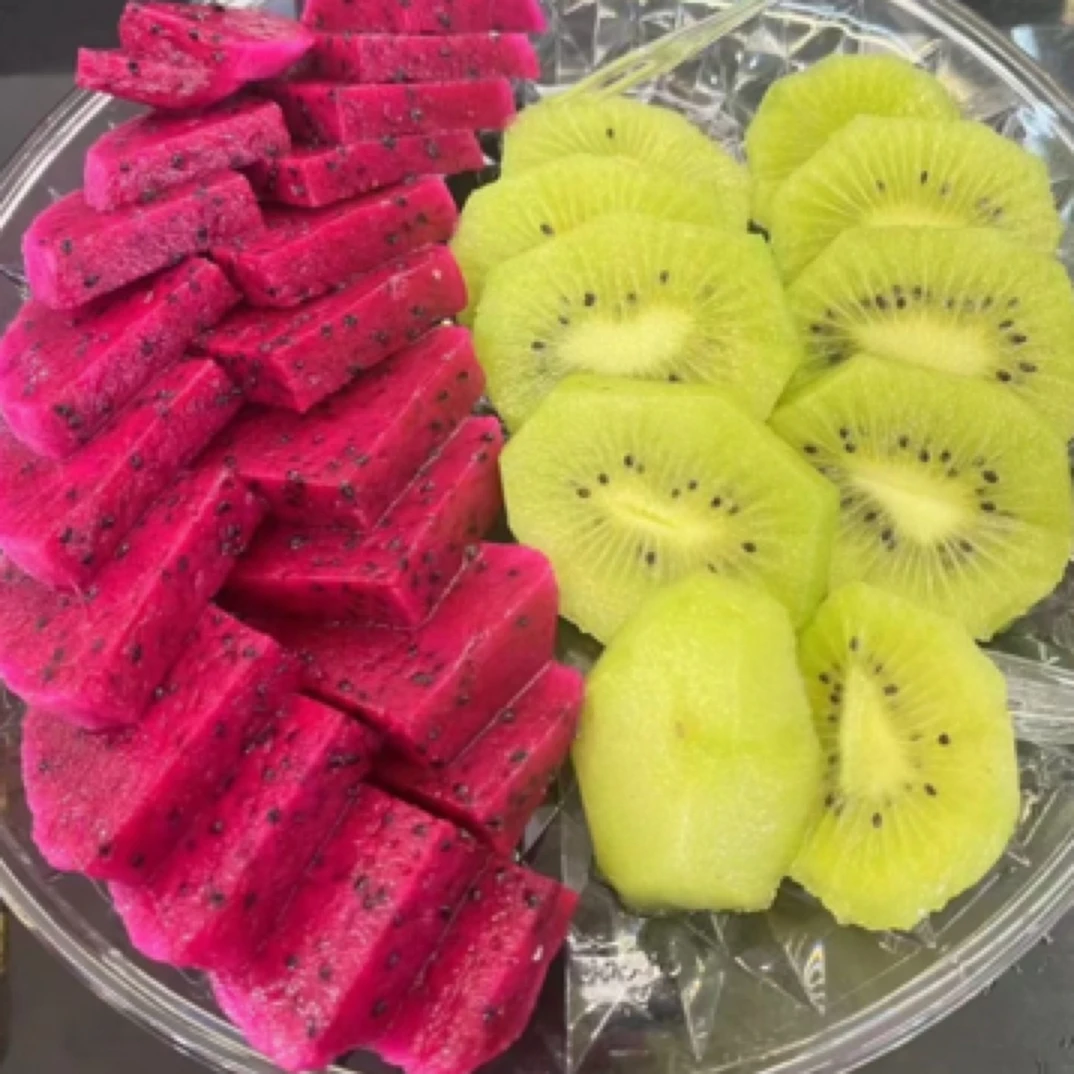 果切【双拼】红心火龙果+奇异果350g