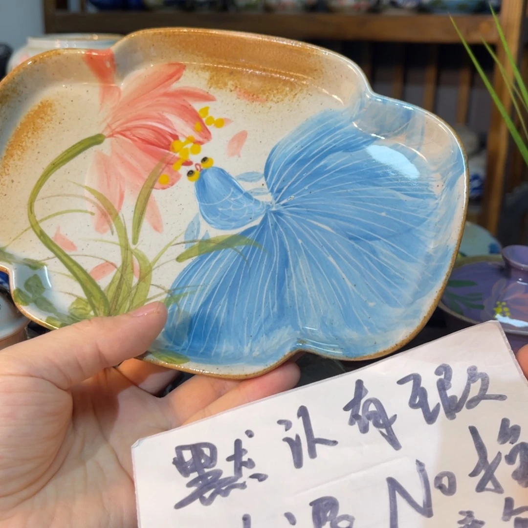 杯素浅陶瓷手工手绘