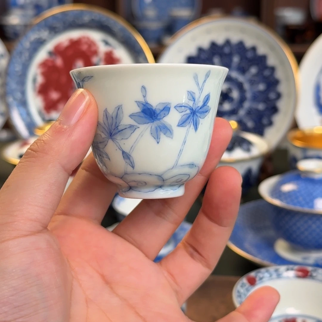纯手工手绘陶瓷茶具