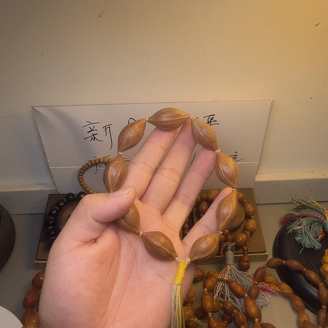 橄榄核手串/手链1730爆红柳叶