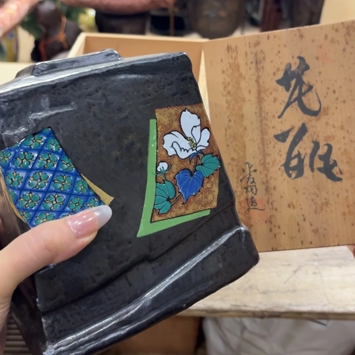 陶瓷古美术置物摆件