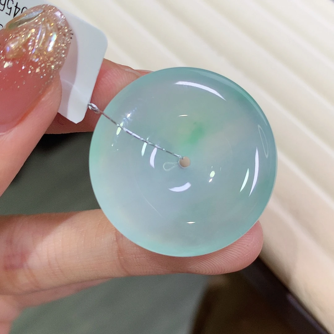 翡翠未镶嵌颈饰28.8-6.3