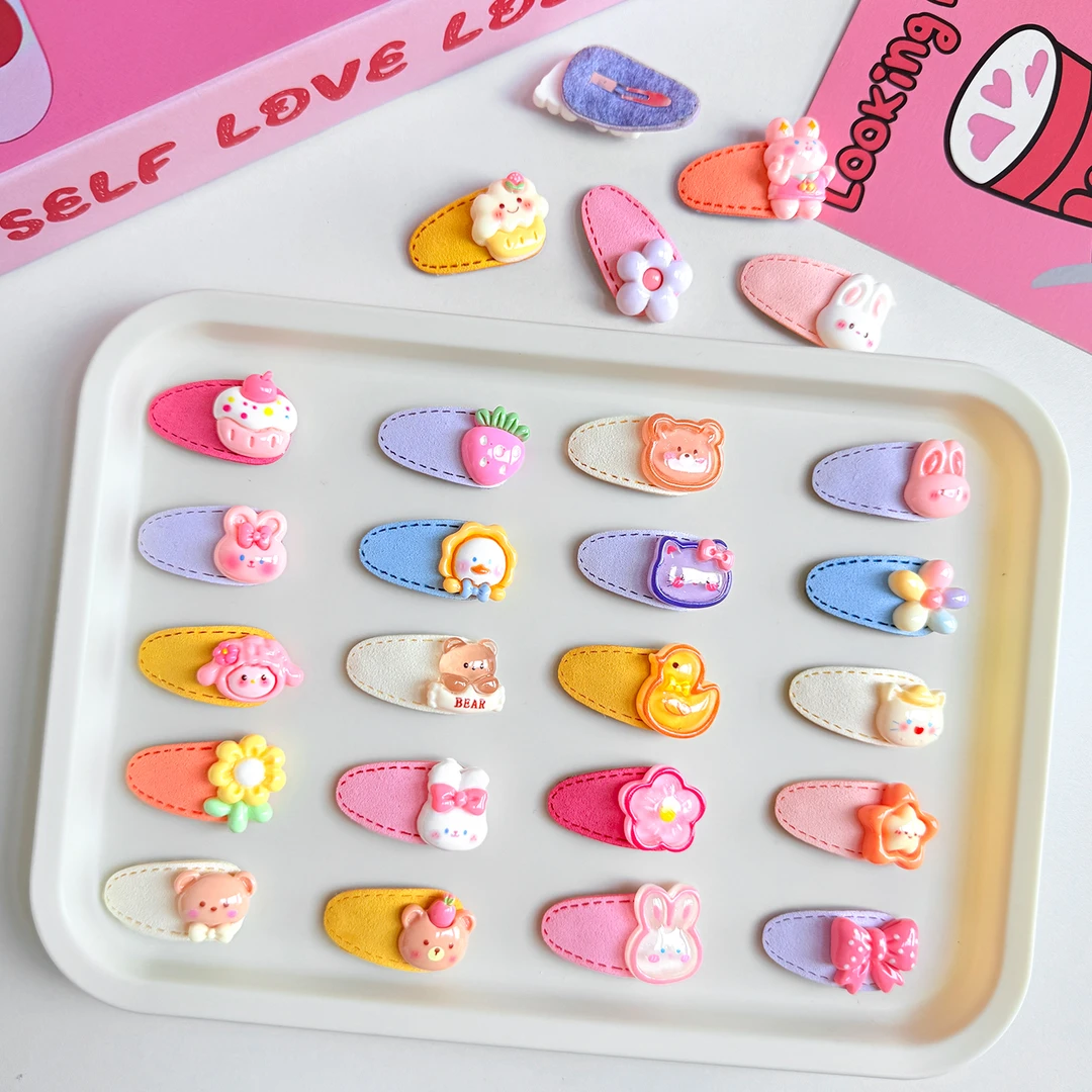 宝宝发夹可爱超萌婴幼儿不伤发BB夹小月龄女童迷你胎毛夹儿童发饰