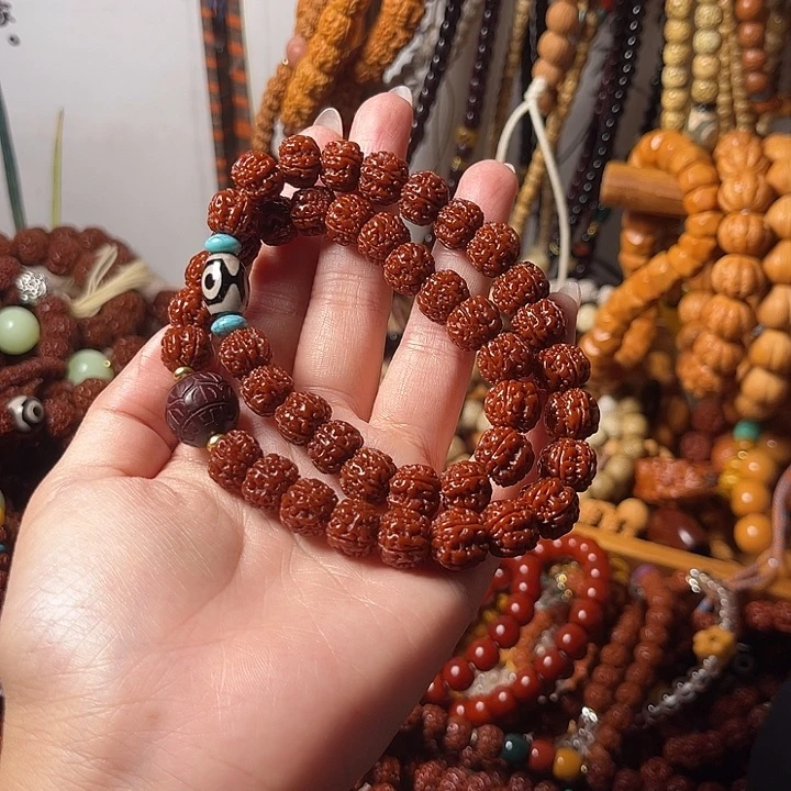 星月菩提吊坠11双圈