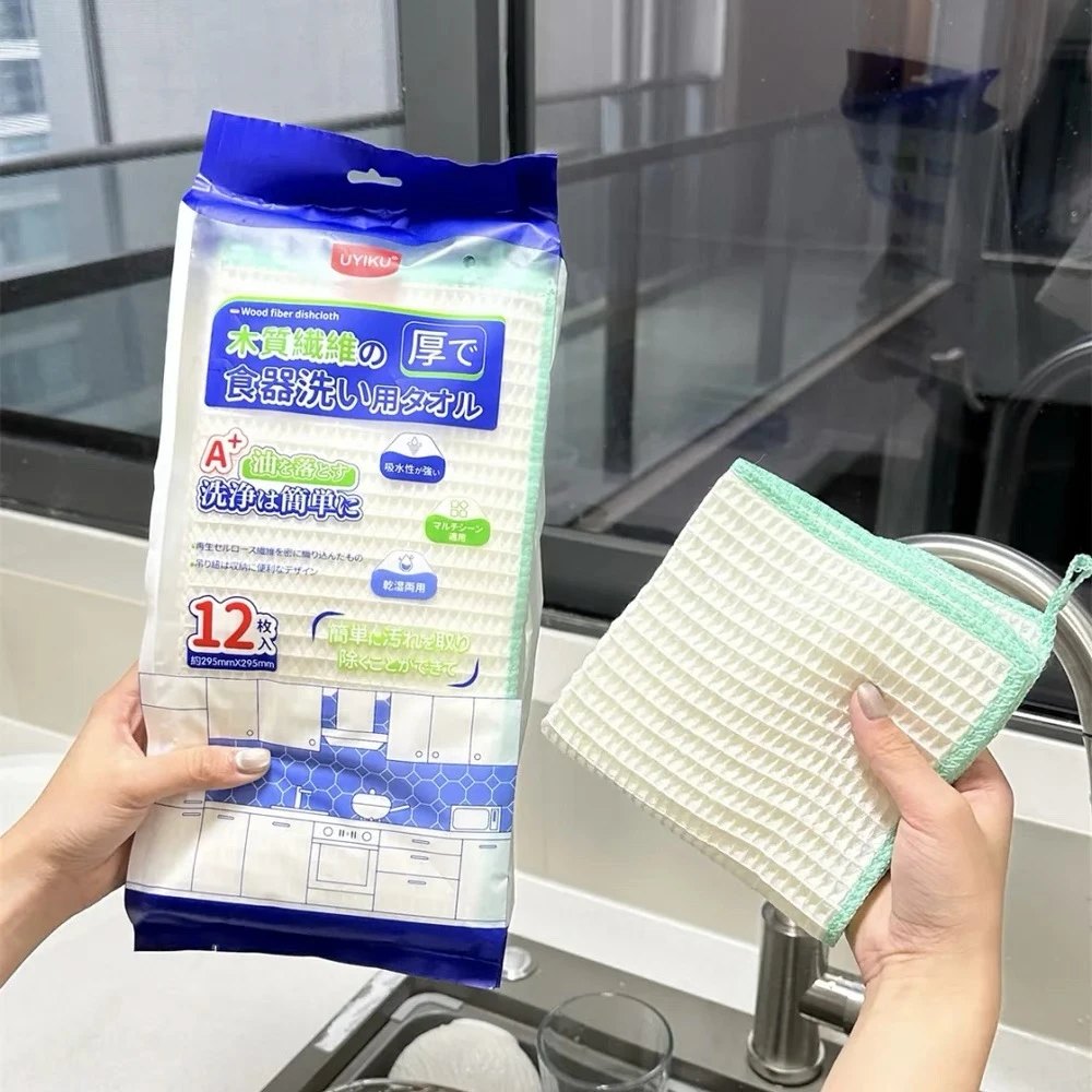 YW101 多用途加厚木纤维厨房抹布