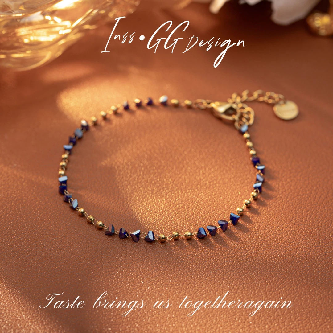 铜合金手链 【INSS · GG】轻奢气质小众设计百搭手链X1266