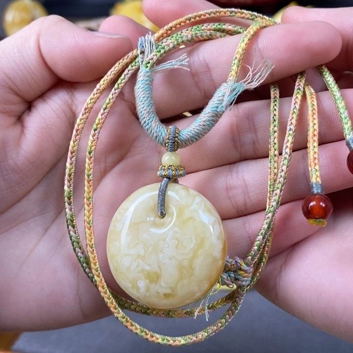 未镶嵌琥珀裸石公主扣