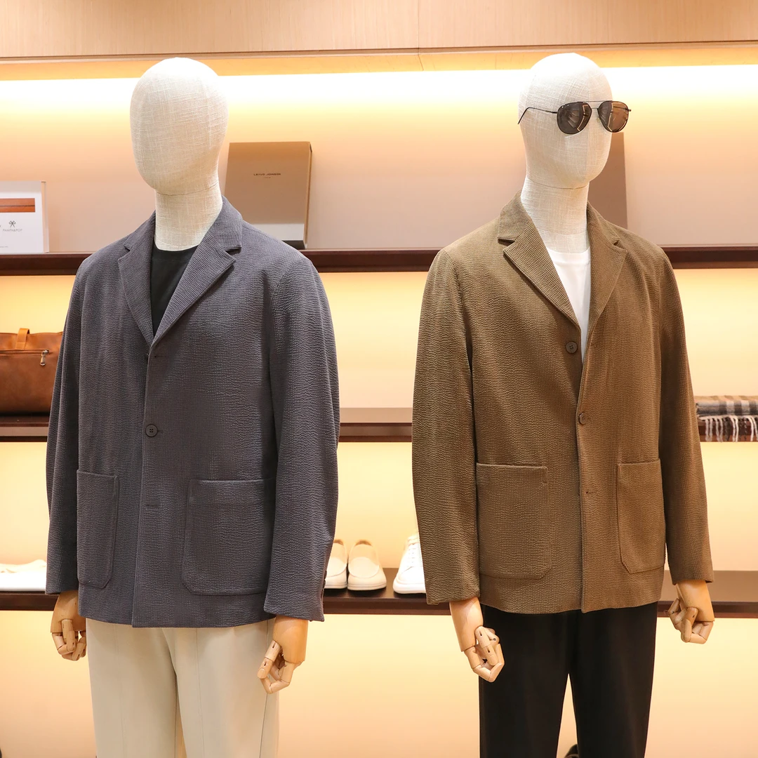 2025秋冬季新款男士老钱风西服慵懒松弛感复古灯芯绒休闲西装1611