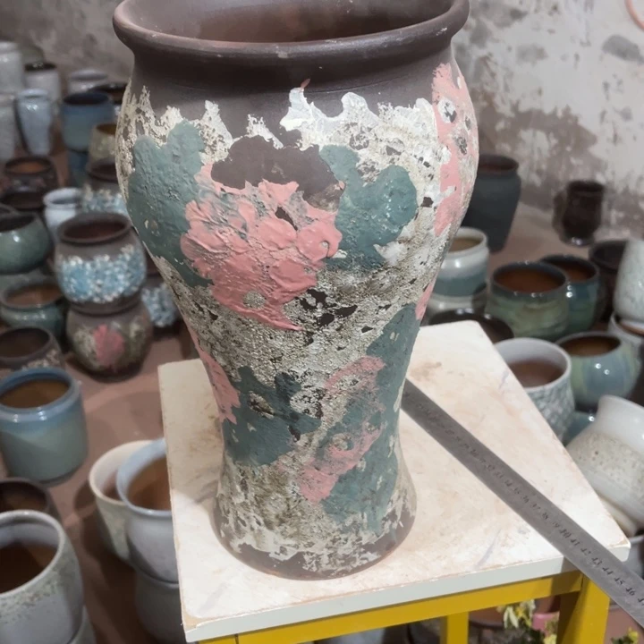 紫砂花盆口径18高度35一只正品