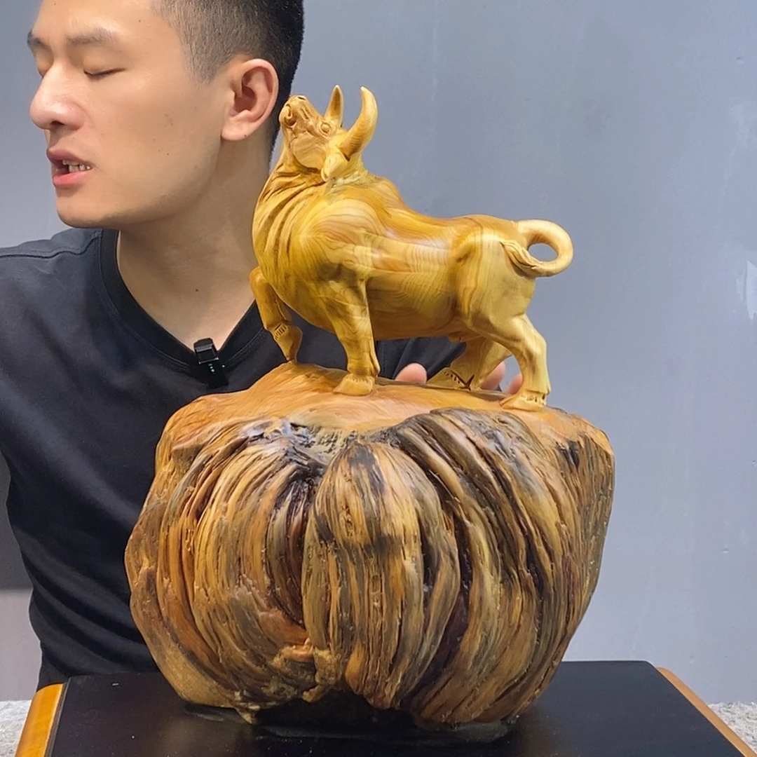 柏木木雕工艺品摆件