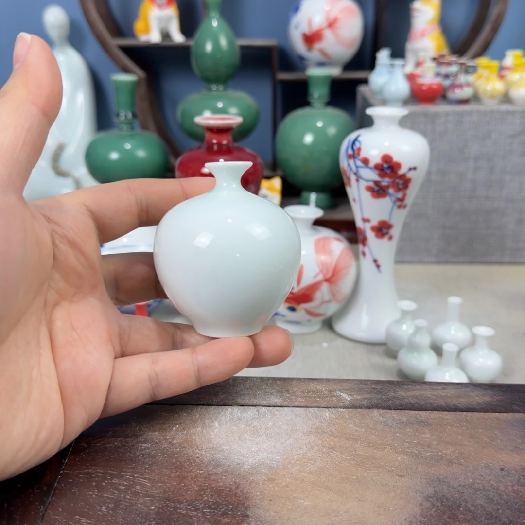 陶瓷手工小花器摆件