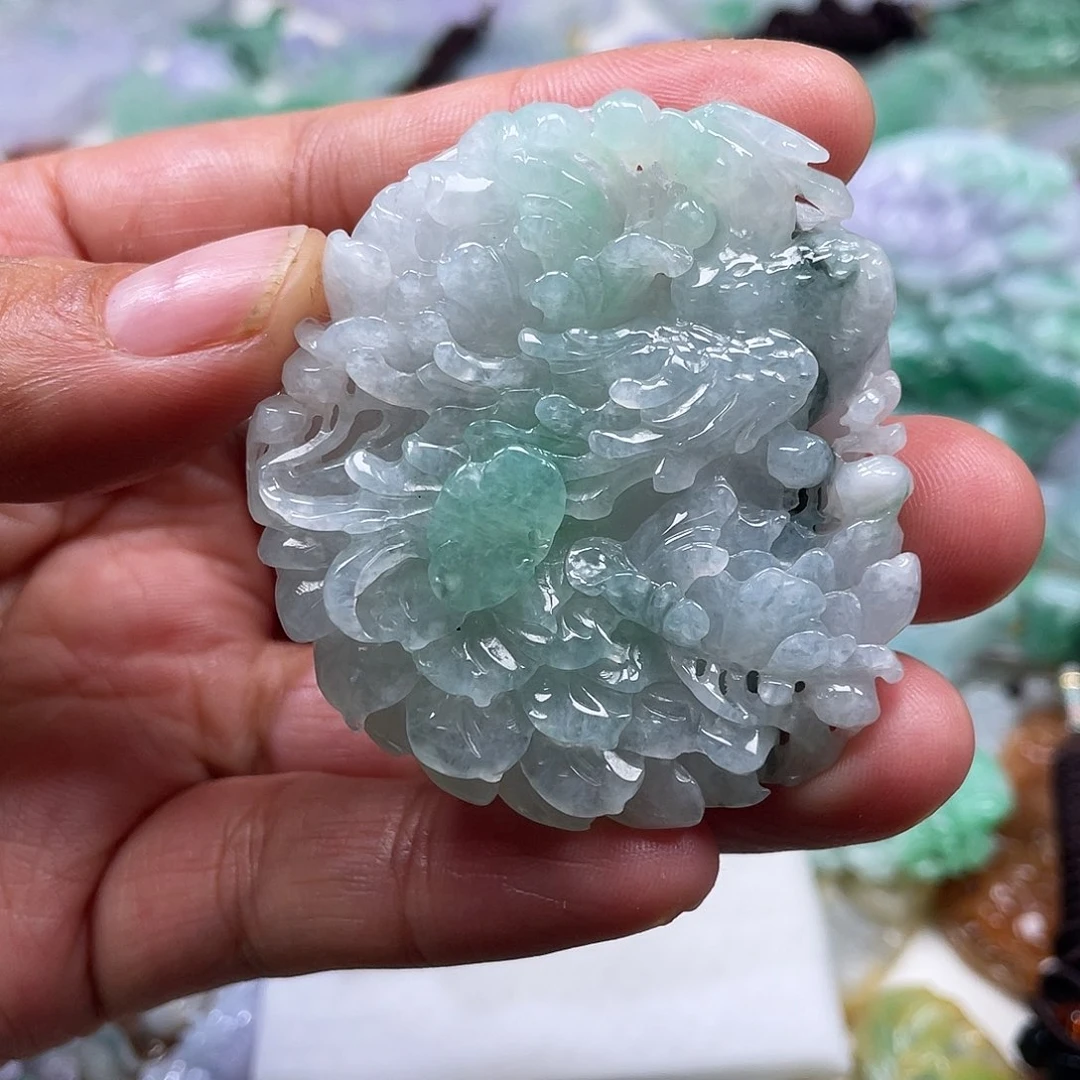 颈饰未镶嵌翡翠翡玉缘翡翠