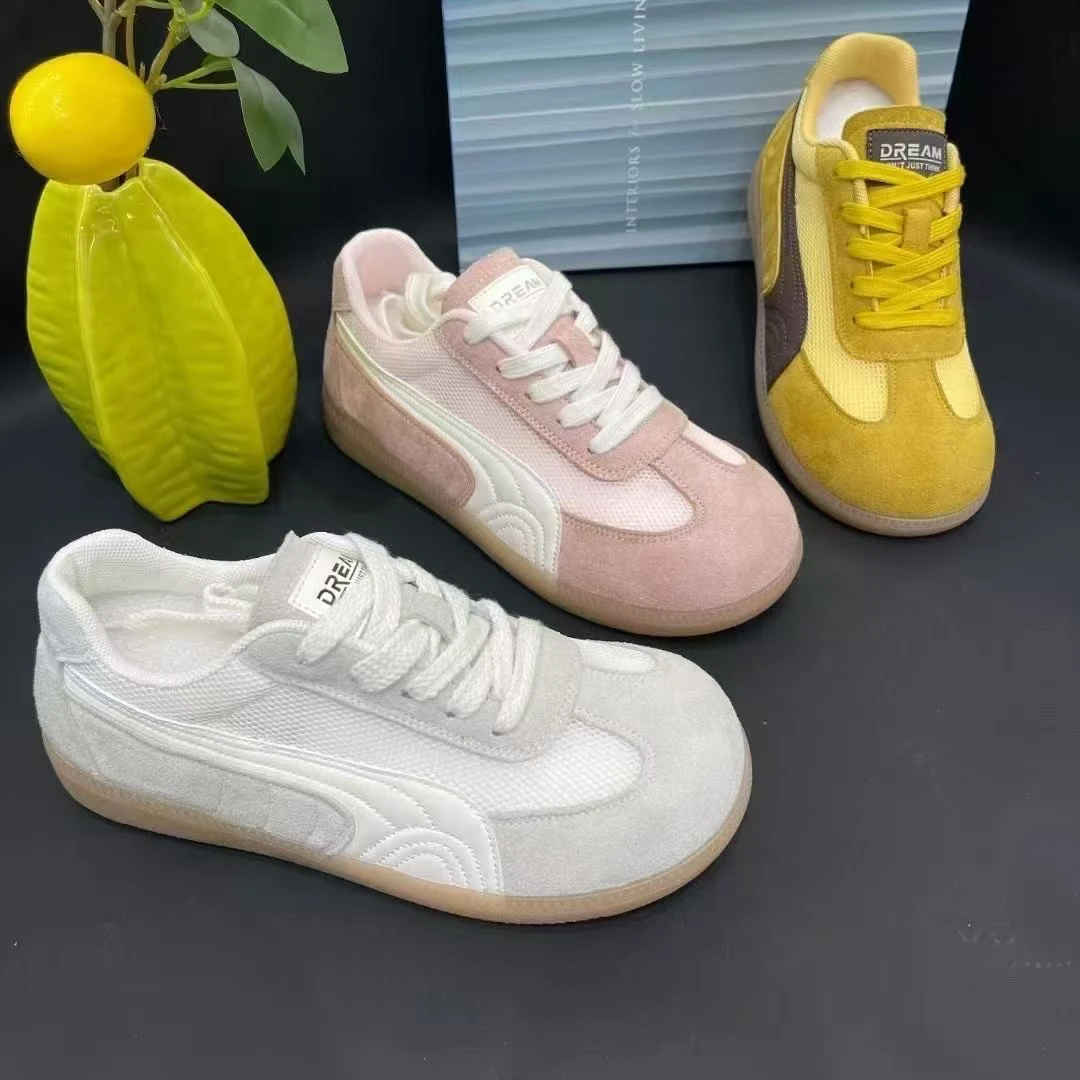 德训鞋透气四季通用时尚休闲鞋潮鞋女士单鞋网面小白鞋运动鞋