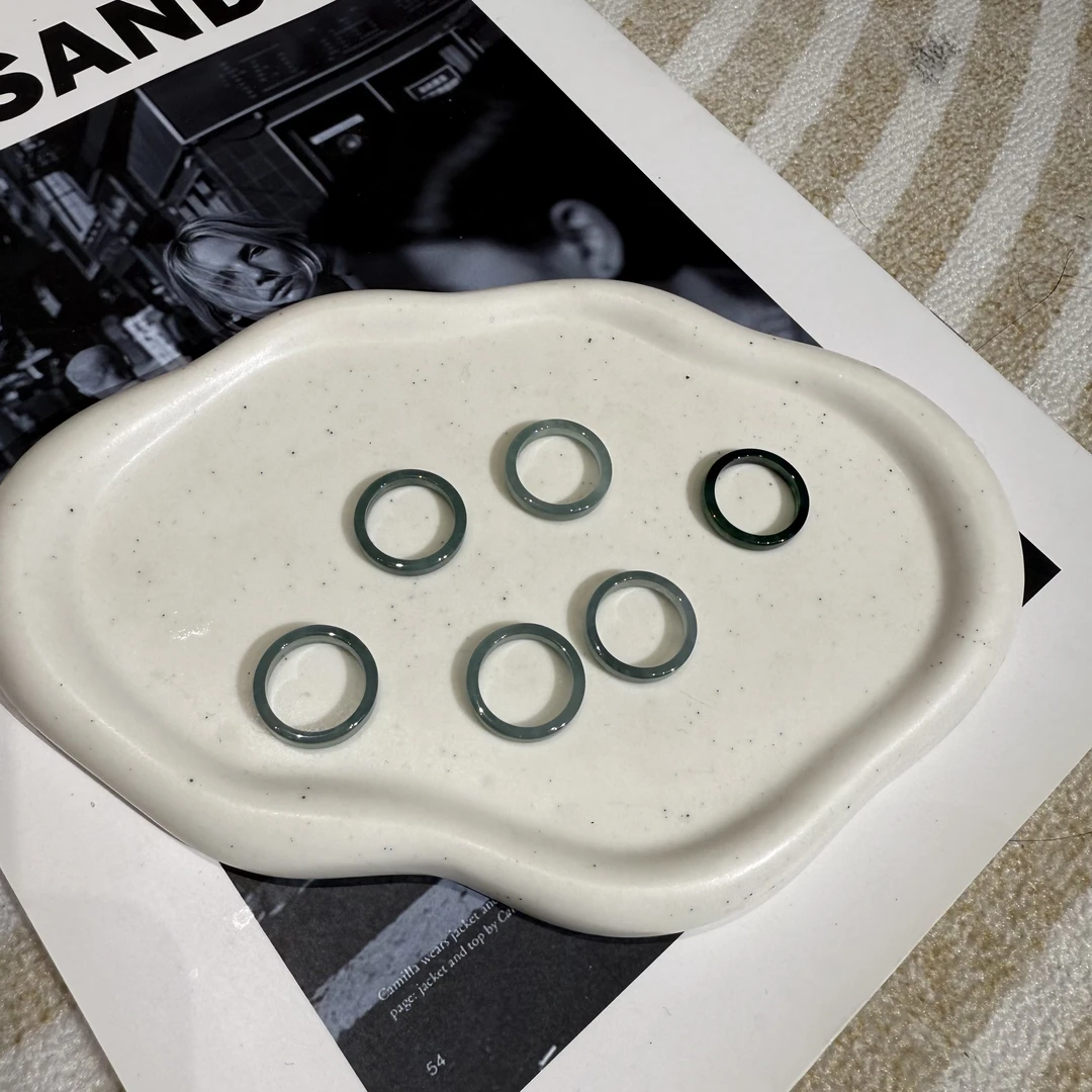 【A145】翡翠素戒指(多样性发一）