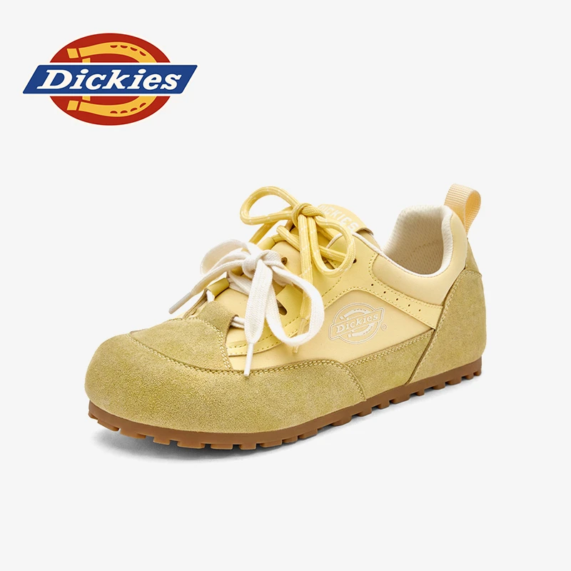 Dickies女鞋芭蕾风厚底饼干鞋2025秋冬新款小众薄款休闲运动鞋子