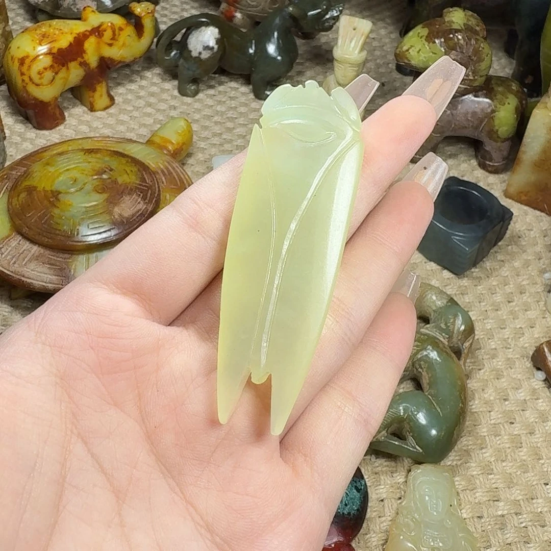 白玉菩提吊坠挂件