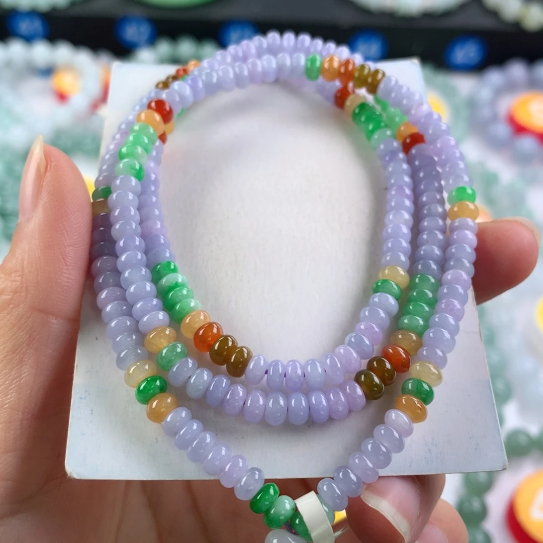 翡翠未镶嵌手链卡5