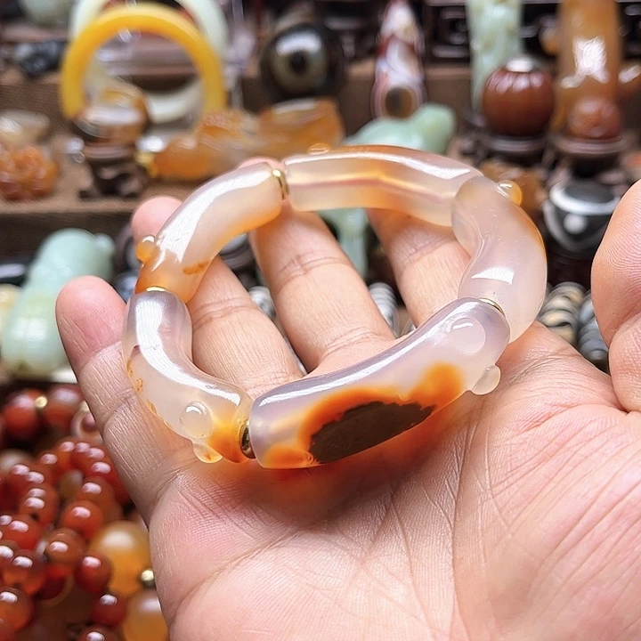 玛瑙/玉髓车挂未镶嵌