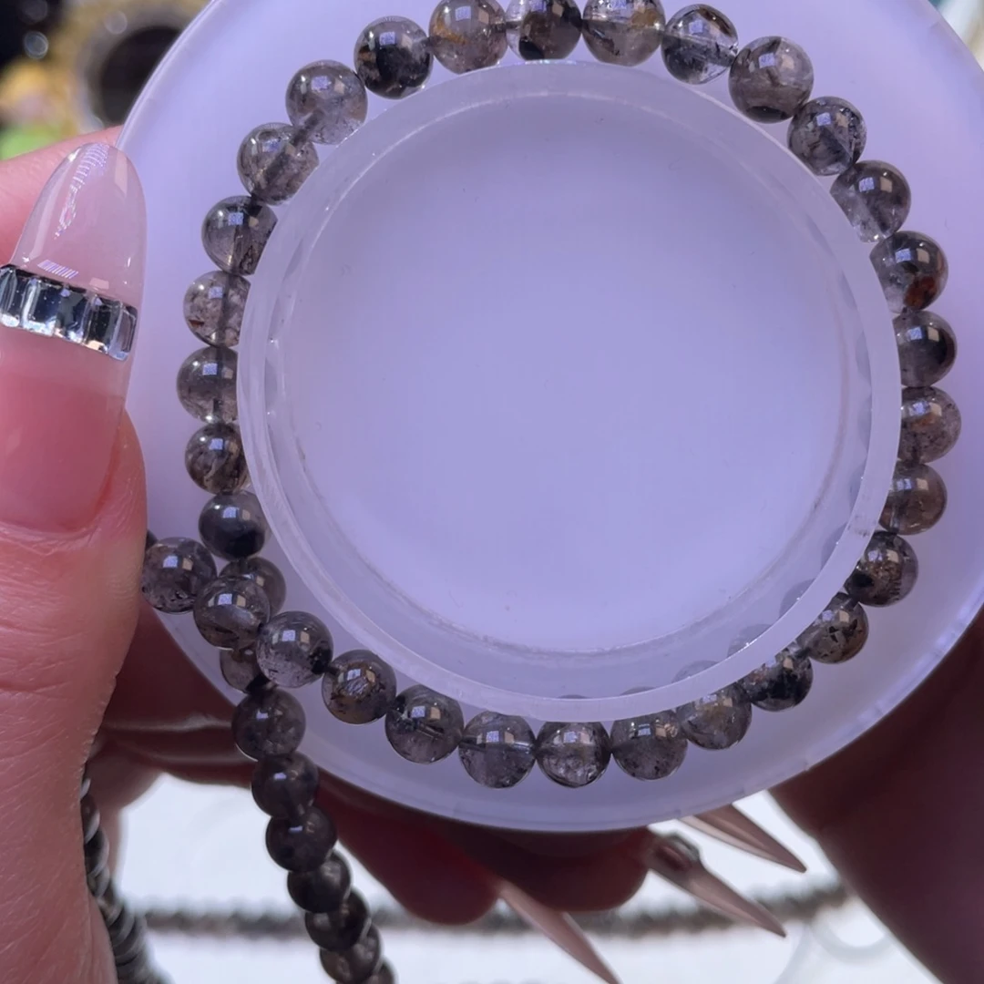 未镶嵌手链水晶黑武士闪灵钻6mm