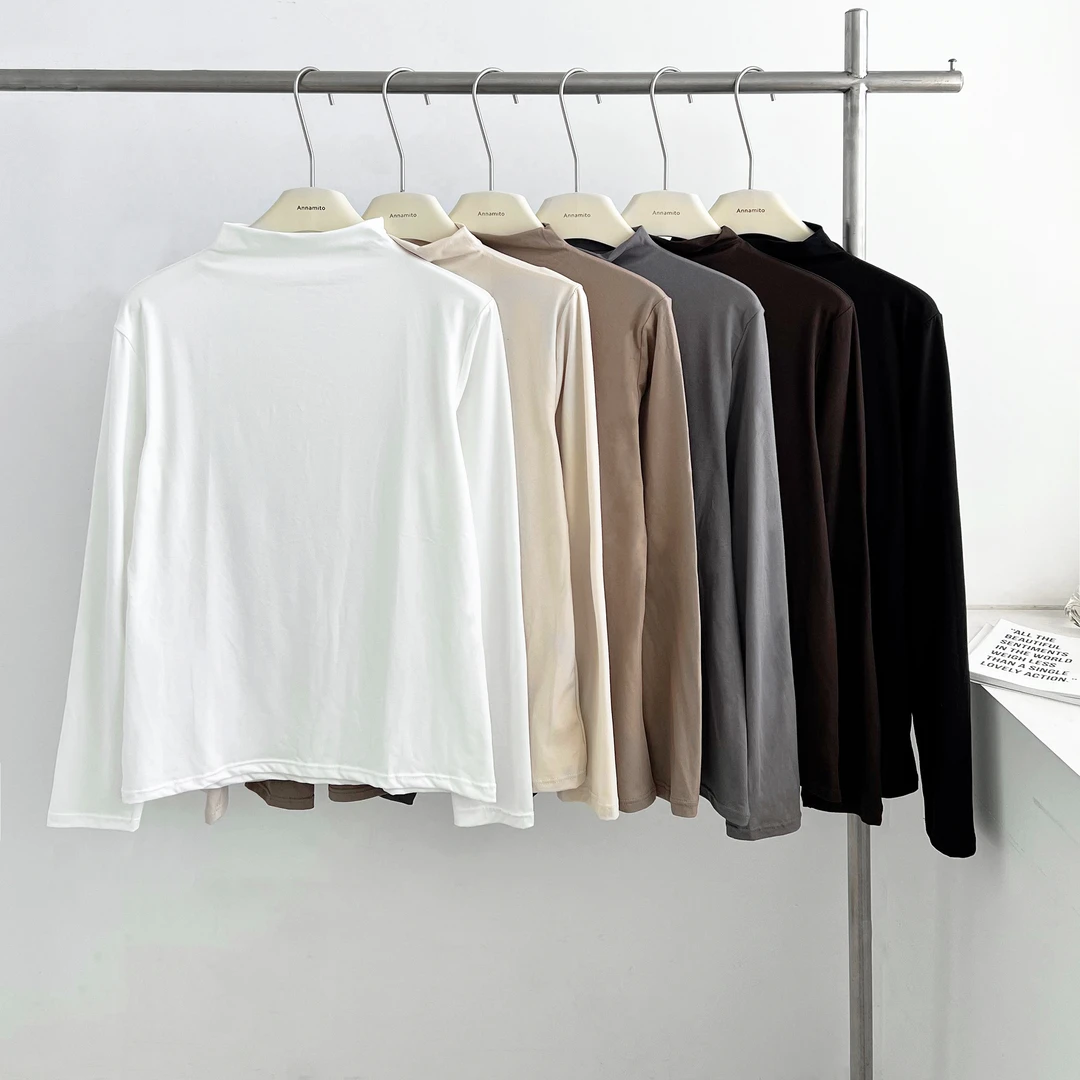 中领卡蒂棉长袖打底衫 T7010