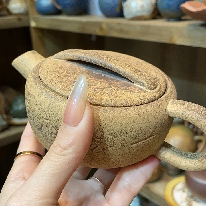 柴烧老岩泥高端茶器