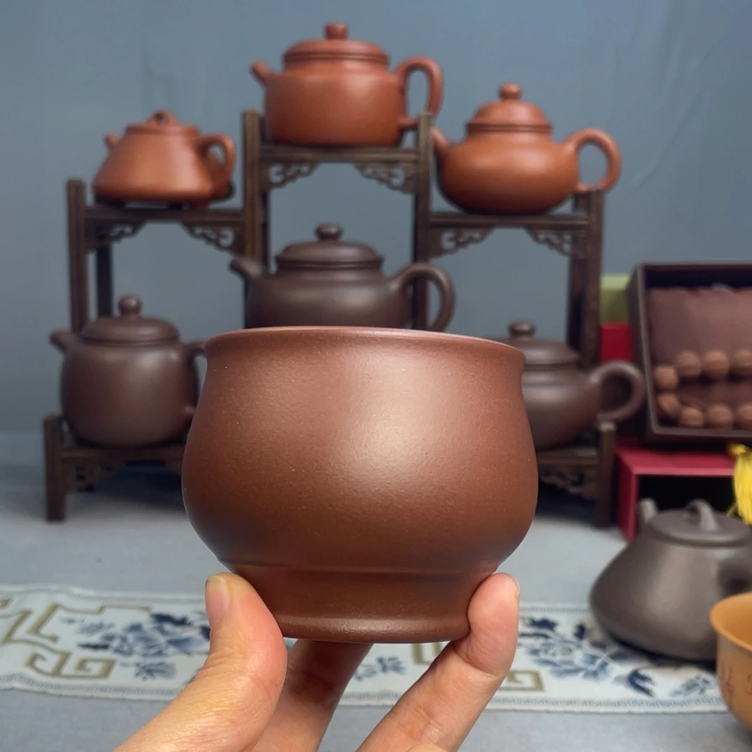 紫砂茶杯底槽清 主人杯