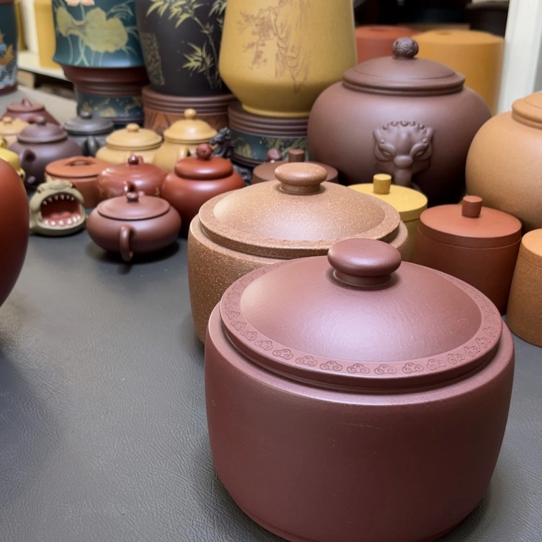 紫砂茶叶罐紫砂茶具