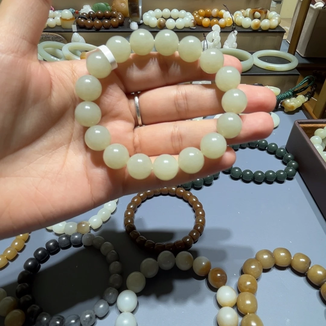 和田玉（青玉）未镶嵌手串