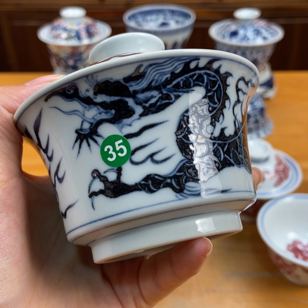 手绘现代茶具非古董?****会