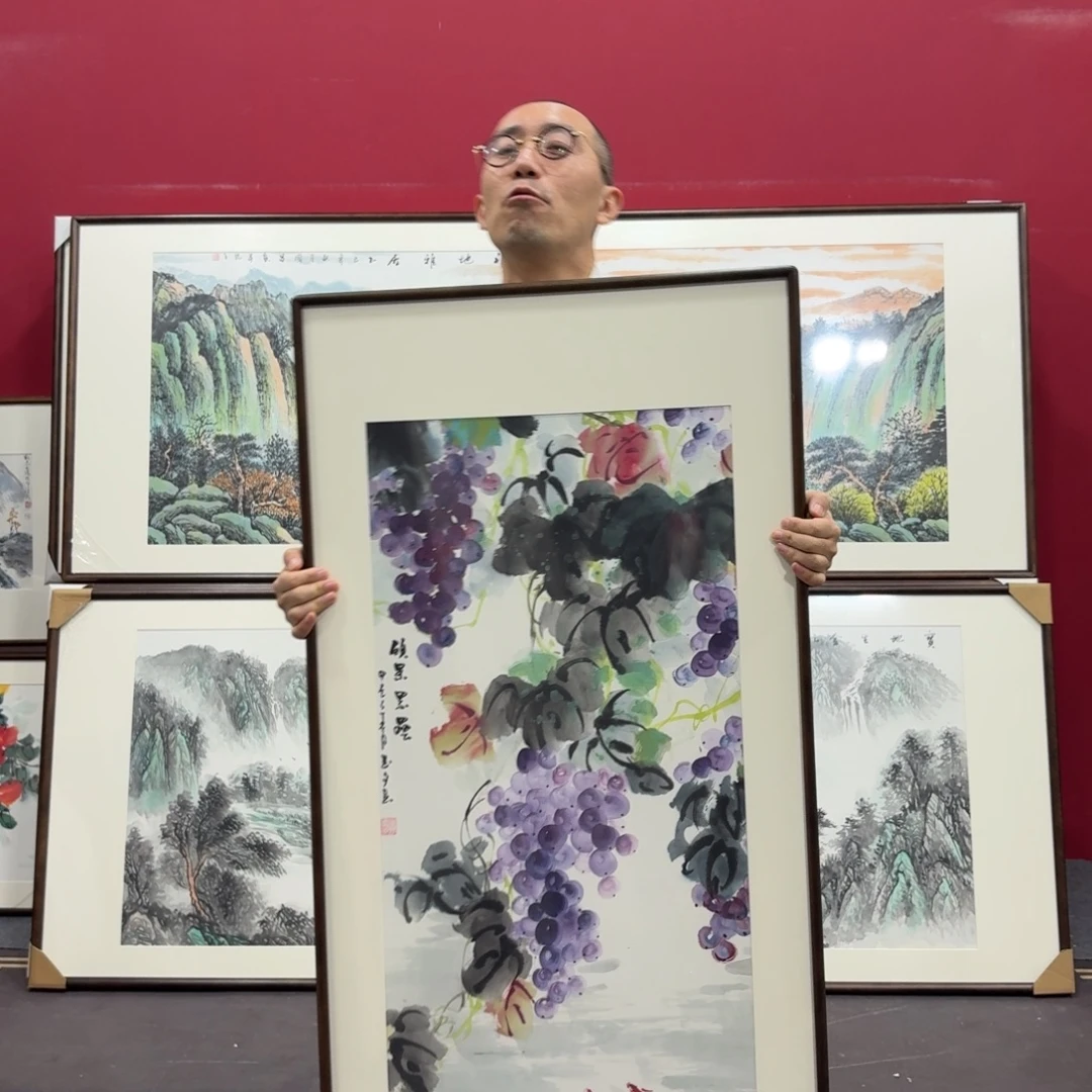 国画手绘作品120/60