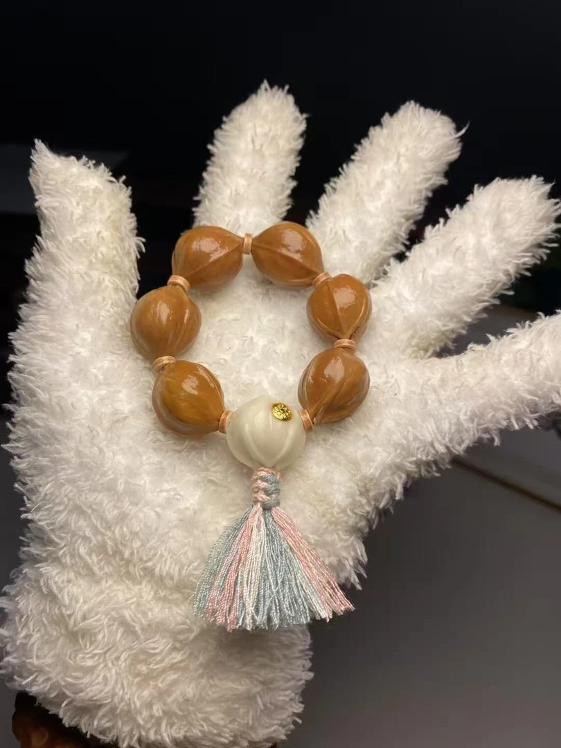 (木易铁核)手捻各尺寸原生态老树核橄榄核手串梅林铁核文玩手持女