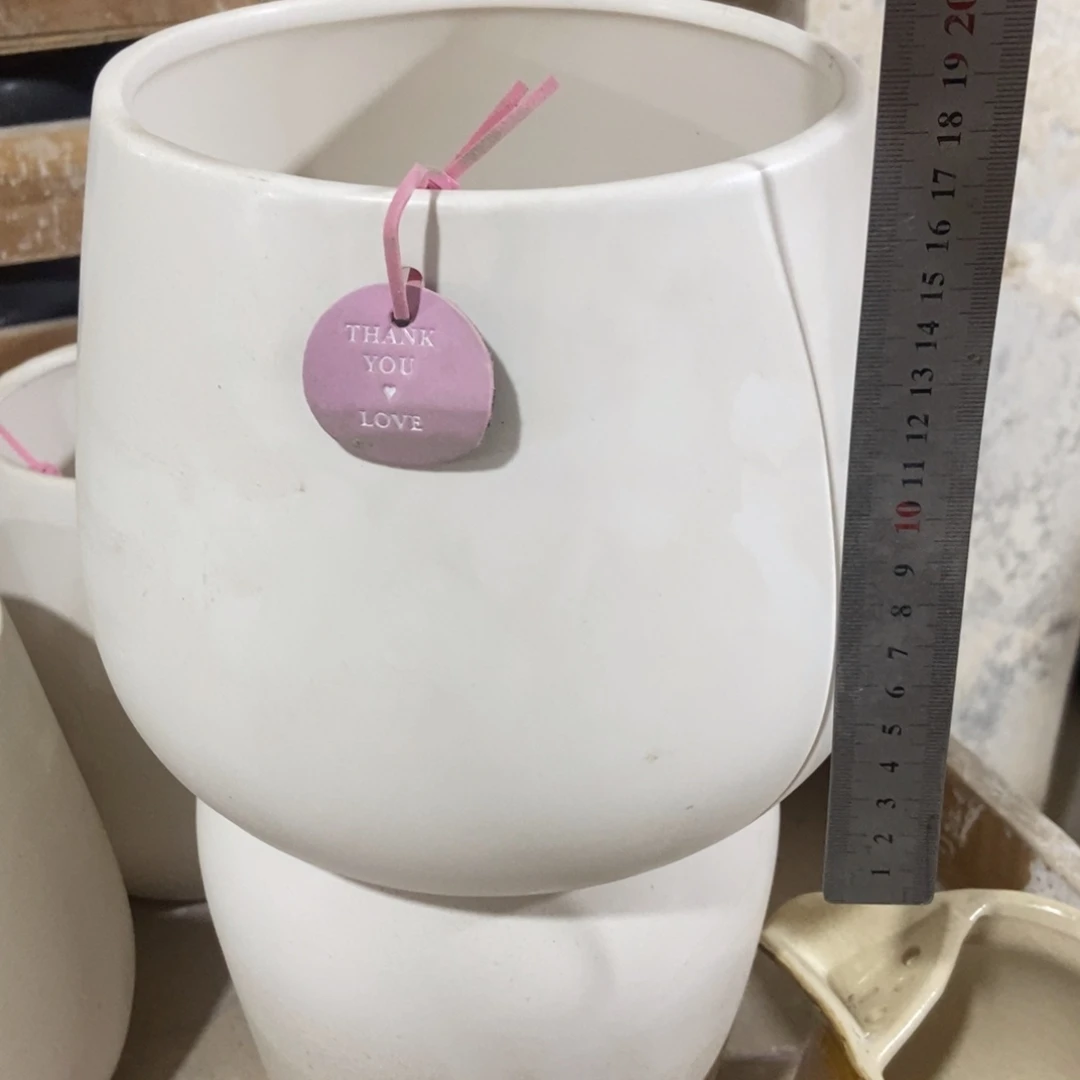 红陶高温陶瓷花盆