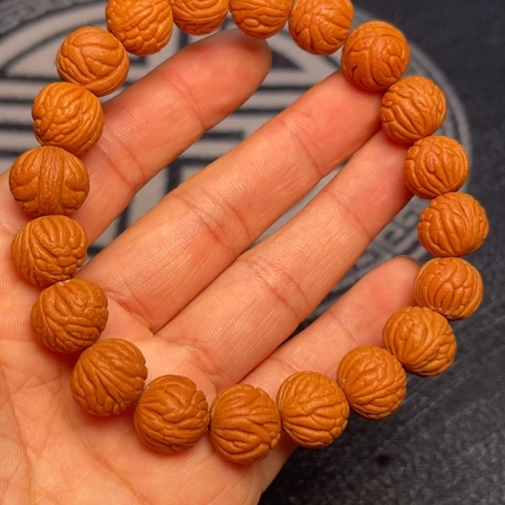 桃核手串龙纹桃核3